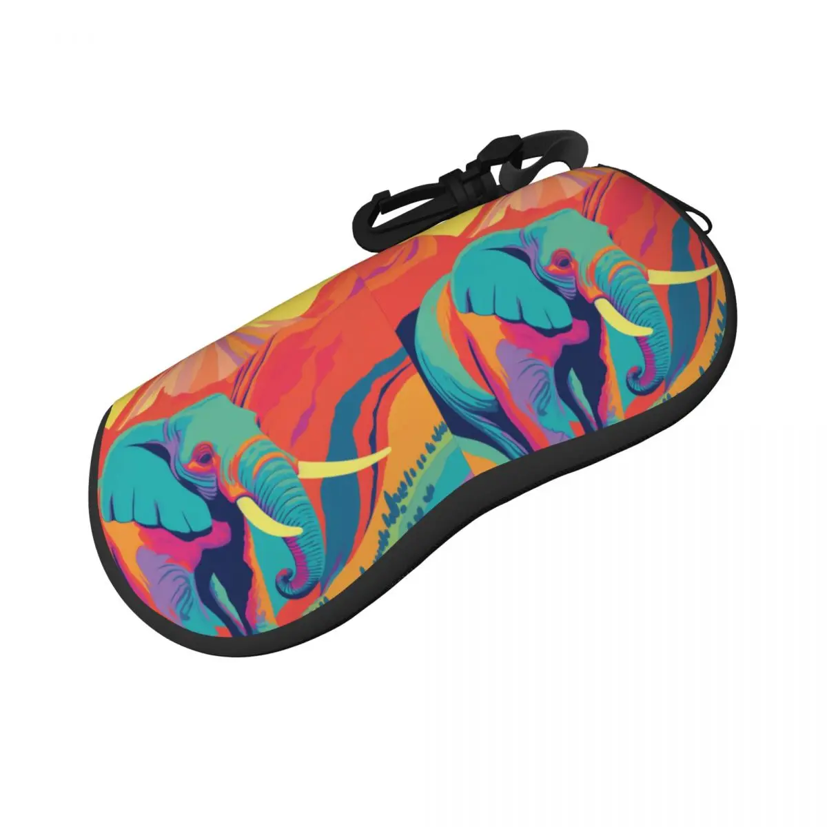 Elephant Horizontal Glasses Case Risograph Art Minimal Zipper Male Female Sunglasses Pouch Daily Soft Eyewear Accessory
Elephant Horizontal Glasses Case Risograph Art Minimal Zipper Male Female Sunglasses Pouch Daily Soft Eyewear Accessory