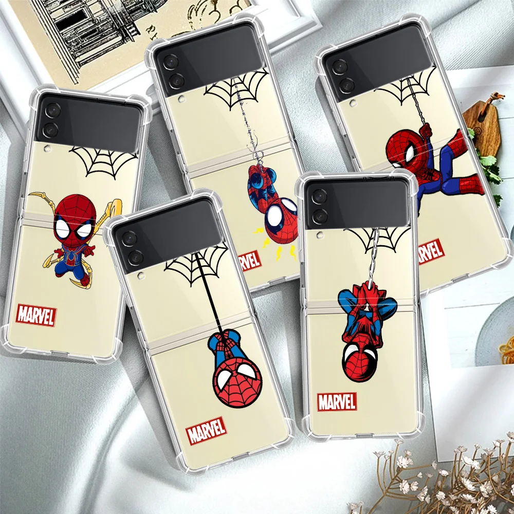 Marvel Spiderman Luxury Case For Samsung Galaxy Z Flip 3 5G Funda Z Flip3 Clear PC Hard Back Phone Coque Shell
Marvel Spiderman Luxury Case For Samsung Galaxy Z Flip 3 5G Funda Z Flip3 Clear PC Hard Back Phone Coque Shell