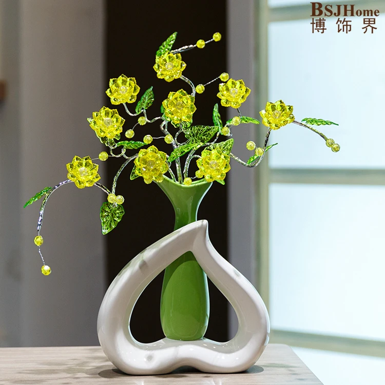 Heart Shape Ceramic Acrylic Creative Fashion Flowers Vase Home Decoration Accessories Crafts Room Wedding Dining Table Vase
Heart Shape Ceramic Acrylic Creative Fashion Flowers Vase Home Decoration Accessories Crafts Room Wedding Dining Table Vase