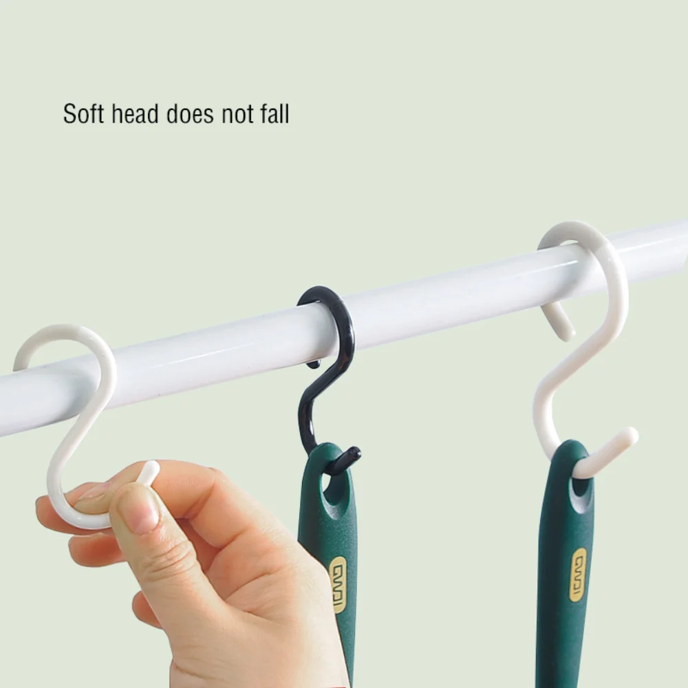 Windproof Storage Soft Head Wardrobe Bathroom Japanese-style Hook S-type Sets Multi-function Perforated 3 Hook Anti-falling
Windproof Storage Soft Head Wardrobe Bathroom Japanese-style Hook S-type Sets Multi-function Perforated 3 Hook Anti-falling