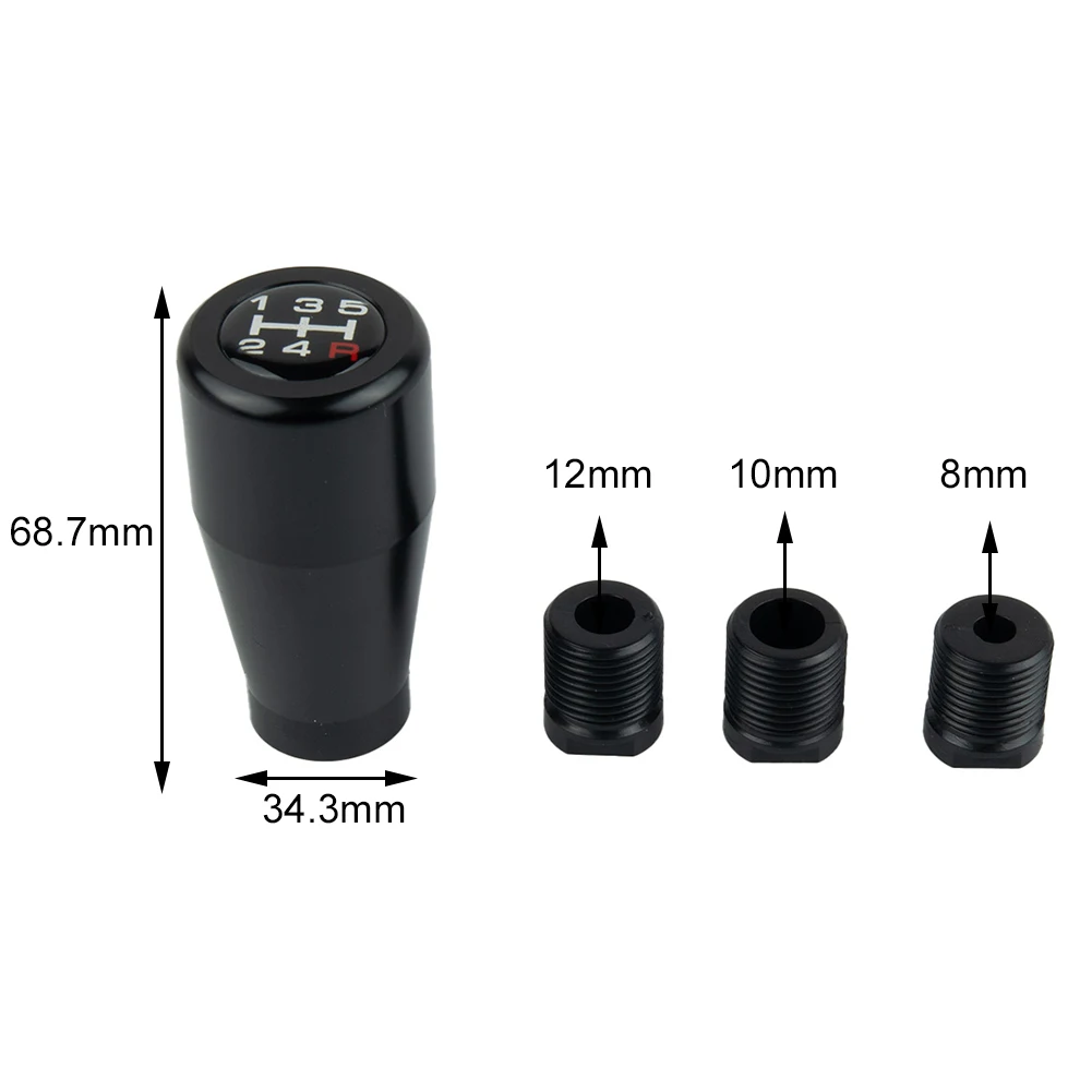 Car Gear Shift Lever Shift Knob 5 Speed Aluminum Alloy Black M10*1.25 Universal Racing For Racing/car Brand New
Car Gear Shift Lever Shift Knob 5 Speed Aluminum Alloy Black M10*1.25 Universal Racing For Racing/car Brand New