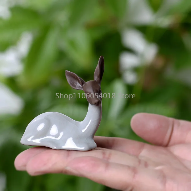 F Bonsai Accessories Small Ornaments Micro Landscape Animal Deer Cattle Rabbit Fleshy Potted Landscaping Flowerpot Decorations
F Bonsai Accessories Small Ornaments Micro Landscape Animal Deer Cattle Rabbit Fleshy Potted Landscaping Flowerpot Decorations