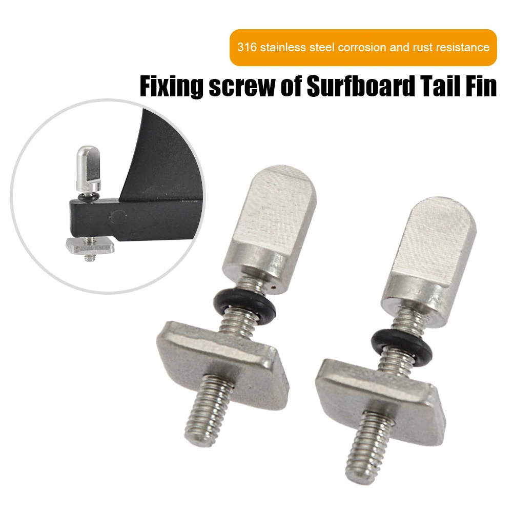 1-5pcs Stainless Surfboard Fin Screw Surf Fin Bolts Fin Plate Replacement Water Sports Accessories For Sup standard longboard
1-5pcs Stainless Surfboard Fin Screw Surf Fin Bolts Fin Plate Replacement Water Sports Accessories For Sup standard longboard