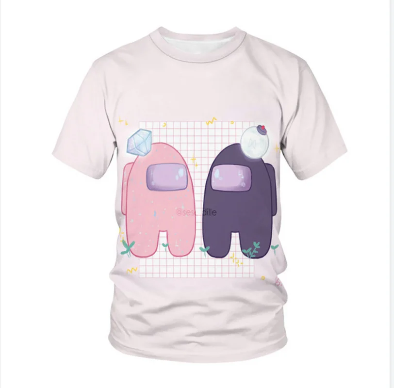 2022 New Among Us 3D Printed T-Shirts Anime Game Kawaii Kid Casual Harajuku Streetwear Men Woman Short Sleeve Top Clothing
2022 New Among Us 3D Printed T-Shirts Anime Game Kawaii Kid Casual Harajuku Streetwear Men Woman Short Sleeve Top Clothing