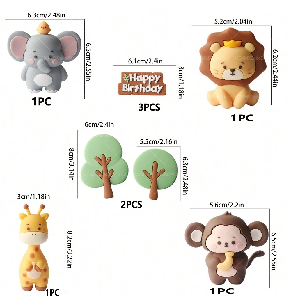 Сафари топпер для торта
Сафари топпер для торта