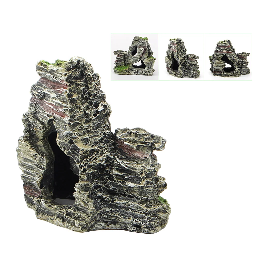 Resin Mountain Craft Creative Fish Tank Mountain Landscape Artificial Mountain Decor Aquarium Rockery Layout(Random Style) 
Resin Mountain Craft Creative Fish Tank Mountain Landscape Artificial Mountain Decor Aquarium Rockery Layout(Random Style)