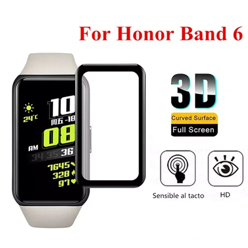 3D Protective Film on for Huawei Honor Band 6 Full Curved Edge Screen Protector for huawei band6 band 6 soft protective film
3D Protective Film on for Huawei Honor Band 6 Full Curved Edge Screen Protector for huawei band6 band 6 soft protective film