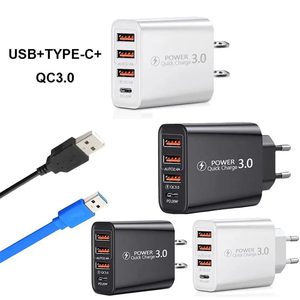 Дорожный EU домашний адаптер US Быстрая зарядка многопортовый USB + TYPE-C + QC3.0 настенное зарядное устройство
Дорожный EU домашний адаптер US Быстрая зарядка многопортовый USB + TYPE-C + QC3.0 настенное зарядное устройство
