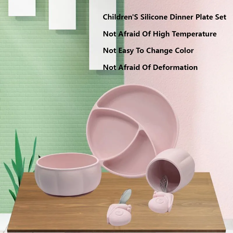 3Pcs/Set Baby Silicone Plate Spoon Set Baby Feeding Silicone Bowl Baby Dishes BPA Free Silicone Portable Tableware for Children
3Pcs/Set Baby Silicone Plate Spoon Set Baby Feeding Silicone Bowl Baby Dishes BPA Free Silicone Portable Tableware for Children