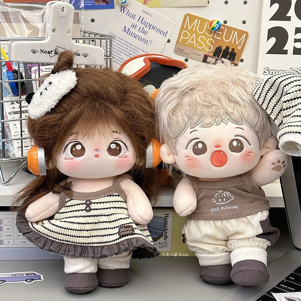 Original Coffee Stripe Series Cute Dress Shorts Coat Casual Costume Set 20cm Plush Stuffed Doll Clothes Outfit Cosplay Gift
Original Coffee Stripe Series Cute Dress Shorts Coat Casual Costume Set 20cm Plush Stuffed Doll Clothes Outfit Cosplay Gift