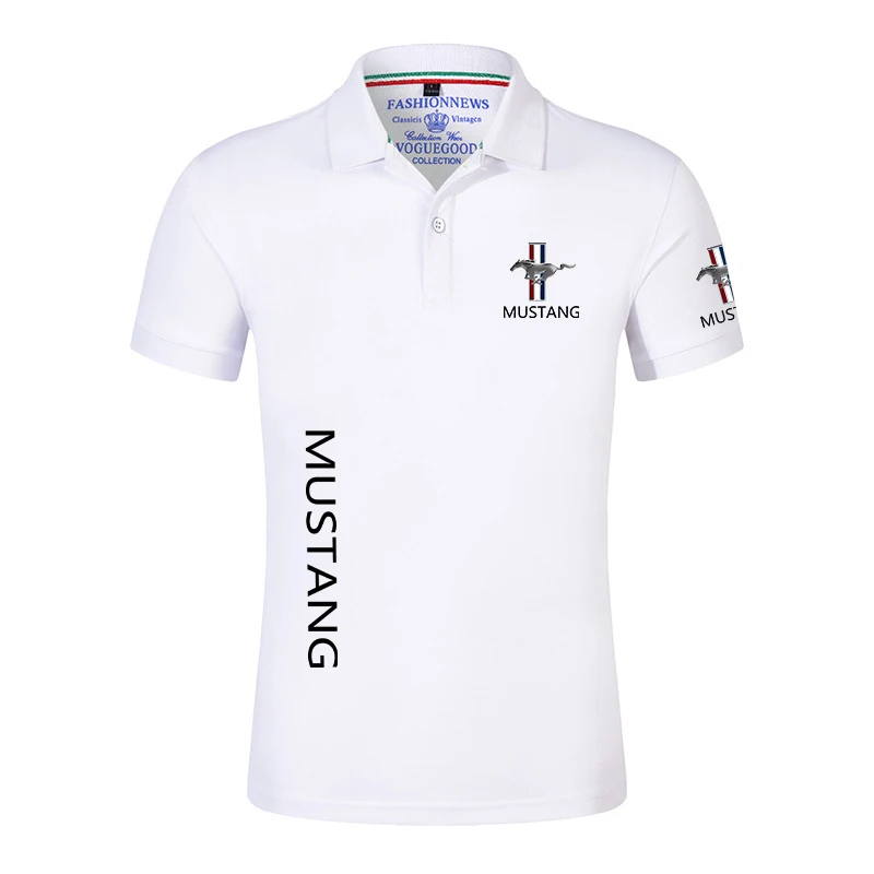 2021 Summer Mustang Polo Shirts Men Short Sleeves Brand Classic Male Cotton Casual Sport Solid Color Customize Man Tops T Shirts
2021 Summer Mustang Polo Shirts Men Short Sleeves Brand Classic Male Cotton Casual Sport Solid Color Customize Man Tops T Shirts