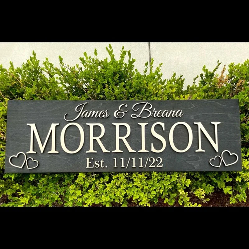 Personalized Wedding Last Name Established Sign Family Name Wooden Sign Custom Wood Sign Anniversary Couple
Personalized Wedding Last Name Established Sign Family Name Wooden Sign Custom Wood Sign Anniversary Couple