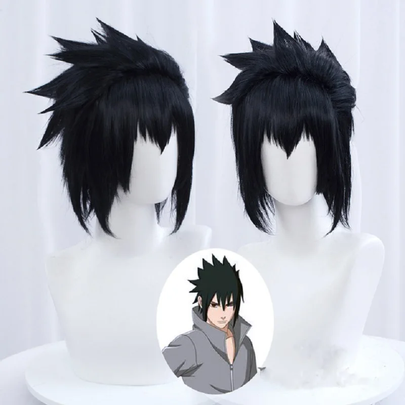 Anime Uchiha Sasuke Cosplay Costume Shippuden Clothing Halloween Outfits Party Blazer Pants Waist Rope Hand Guard | Тематическая