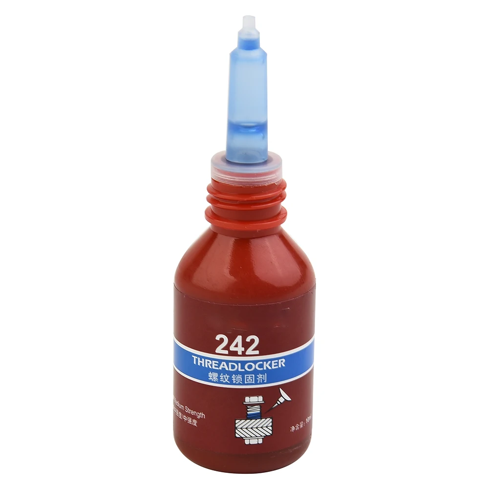 10ml Threadlocker 242 242 Blue Liquid Fluorescent Medium Strength Methacrylate Threadlocker Threadlocker Adhesive
10ml Threadlocker 242 242 Blue Liquid Fluorescent Medium Strength Methacrylate Threadlocker Threadlocker Adhesive