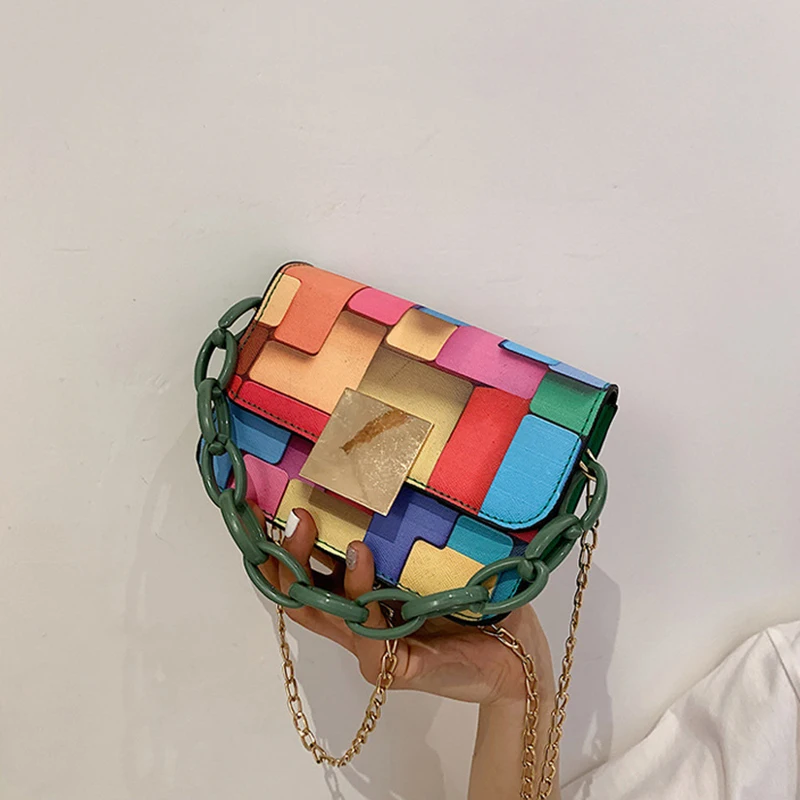 Panelled Shoulder Bag Women's 2021 Trend Printing Chain Female Bag for Phone Fashion Small Woman Handbag Leather Pu Mini Bag
Panelled Shoulder Bag Women's 2021 Trend Printing Chain Female Bag for Phone Fashion Small Woman Handbag Leather Pu Mini Bag