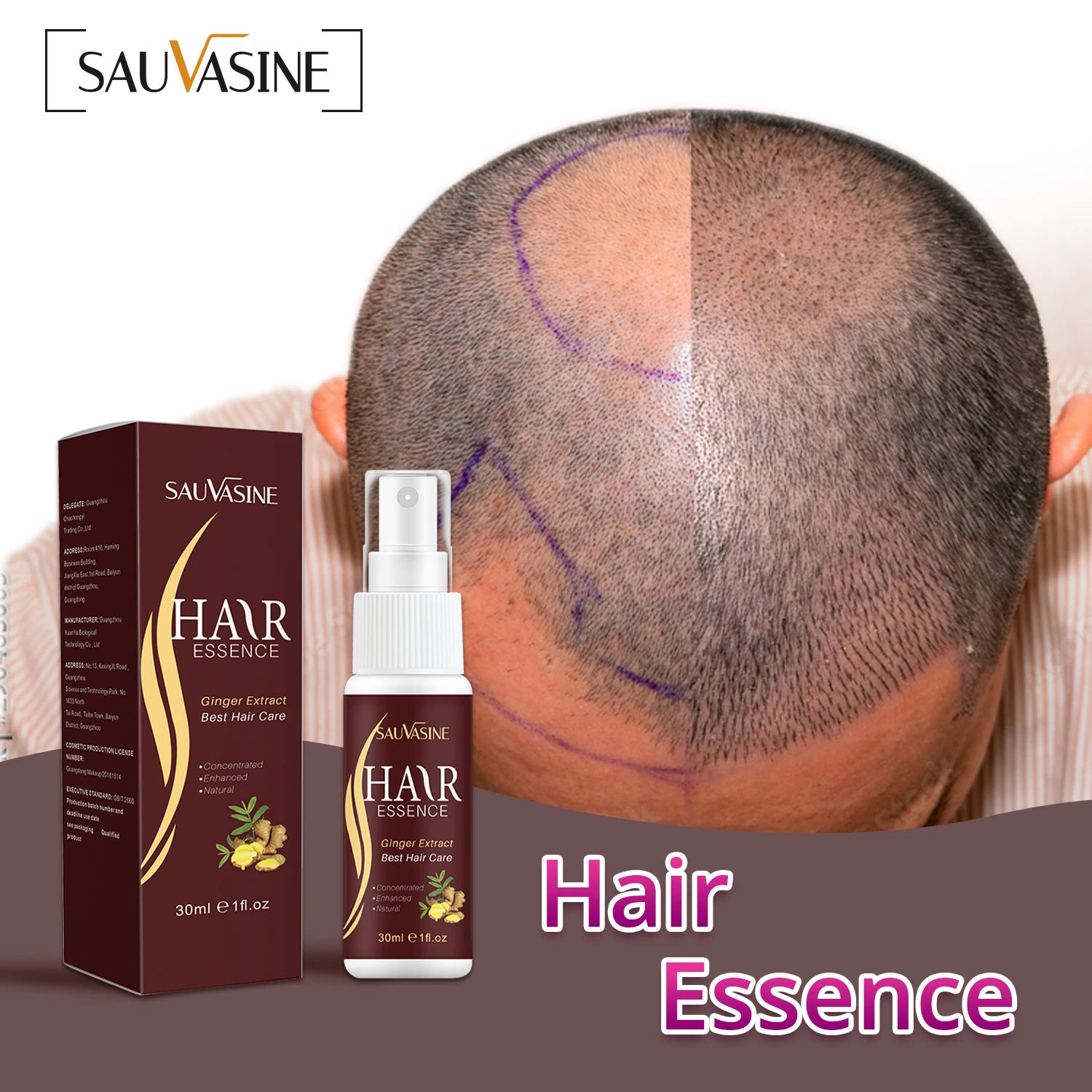 Hair Growth Products Black Sesame Biotin Anti Hair Loss Spray Scalp Treatment Fast Growing Hair Care Spray for Men Women
Hair Growth Products Black Sesame Biotin Anti Hair Loss Spray Scalp Treatment Fast Growing Hair Care Spray for Men Women