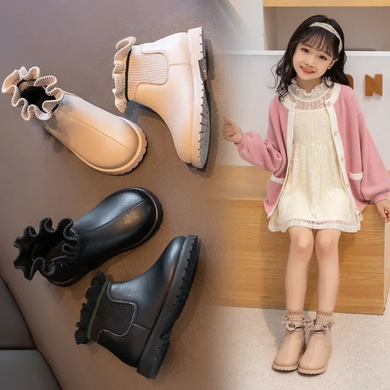 New Children Shoes Boots for Girls Size 22-37 Winter Boots for Girl PU Leather Waterproof Winter Kids Snow Plus Cashmere Warm
New Children Shoes Boots for Girls Size 22-37 Winter Boots for Girl PU Leather Waterproof Winter Kids Snow Plus Cashmere Warm