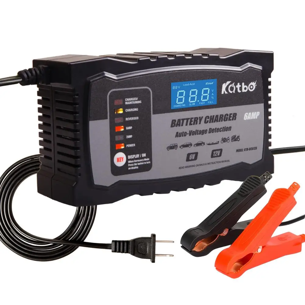 1pc Car Battery Charging Plug 6V12V2A6A Lead-acid Battery Charging Plug Maintainer Intelligent Charging Repair Machine
1pc Car Battery Charging Plug 6V12V2A6A Lead-acid Battery Charging Plug Maintainer Intelligent Charging Repair Machine