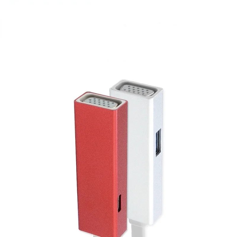 Type-C Three-in-one Docking Station USB-C To VGA HD Docking Station Usb3.0hub Hub PD Power Supply
Type-C Three-in-one Docking Station USB-C To VGA HD Docking Station Usb3.0hub Hub PD Power Supply