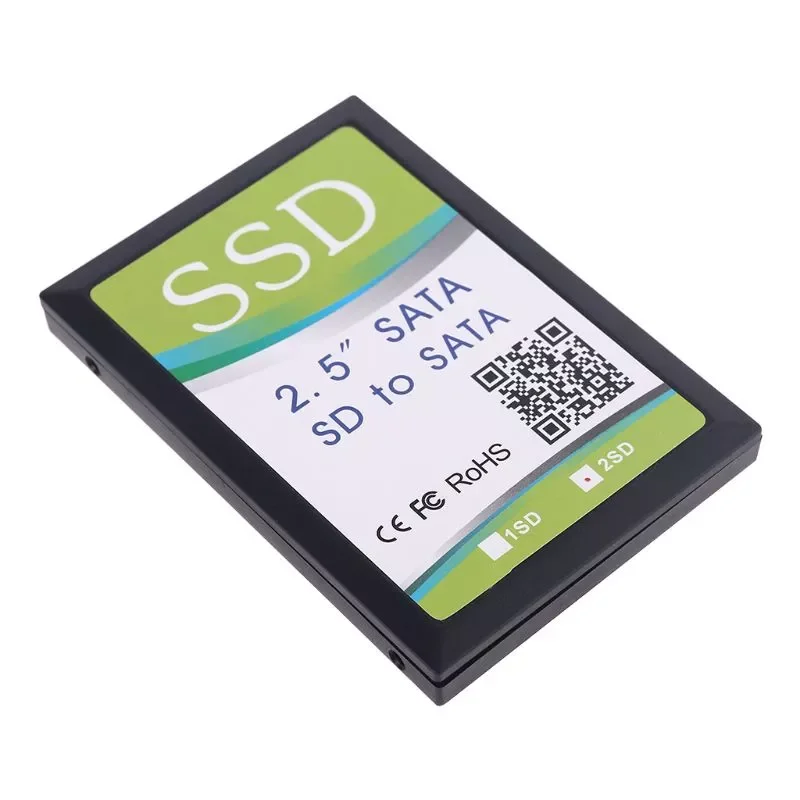Конвертер адаптера H052 с двумя портами SD, SDHC, MMC, RAID на SATA, с корпусом для SD-карты
Конвертер адаптера H052 с двумя портами SD, SDHC, MMC, RAID на SATA, с корпусом для SD-карты