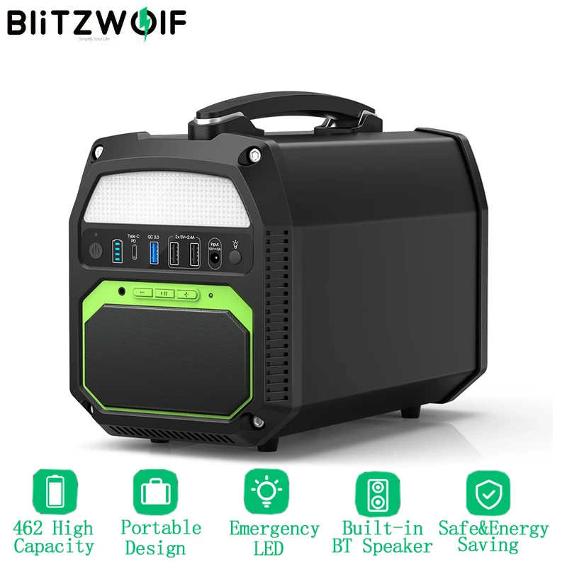 500W Portable Solar Generator Power Station Generator 124800mAh Outdoor Power Bank Emergency Energy Supply Mobile Power Source
500W Portable Solar Generator Power Station Generator 124800mAh Outdoor Power Bank Emergency Energy Supply Mobile Power Source