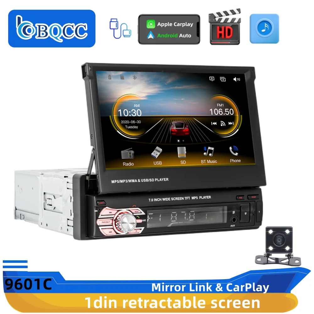 Автомагнитола 1din с выдвижным сенсорным экраном, MP5 стерео, HD 7 дюймов, для CarPlay, Mirror Link, Bluetooth, FM, SD, USB, бесплатная доставка
Автомагнитола 1din с выдвижным сенсорным экраном, MP5 стерео, HD 7 дюймов, для CarPlay, Mirror Link, Bluetooth, FM, SD, USB, бесплатная доставка