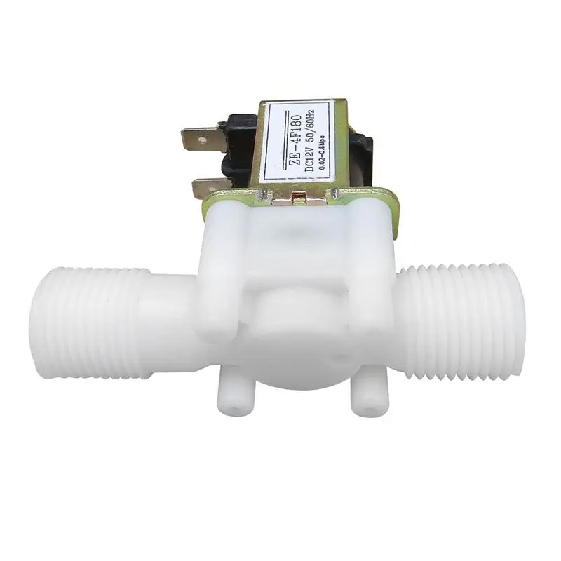 12V 1/2Inch N/C Plastic Electric Solenoid Valve Magnetic Water Air Normally Closed
12V 1/2Inch N/C Plastic Electric Solenoid Valve Magnetic Water Air Normally Closed