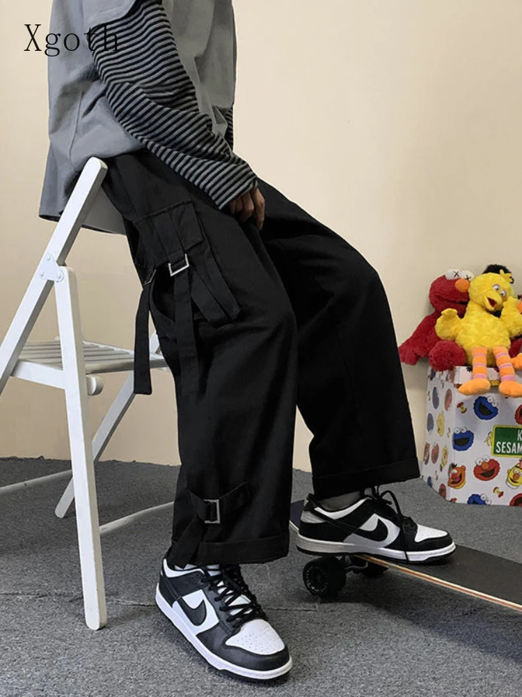 Cargo Pants Men's Straight Tube Loose Trend All-match Casual Student Japanese Wide-leg Pants High Street Couple Autumn Trousers
Cargo Pants Men's Straight Tube Loose Trend All-match Casual Student Japanese Wide-leg Pants High Street Couple Autumn Trousers