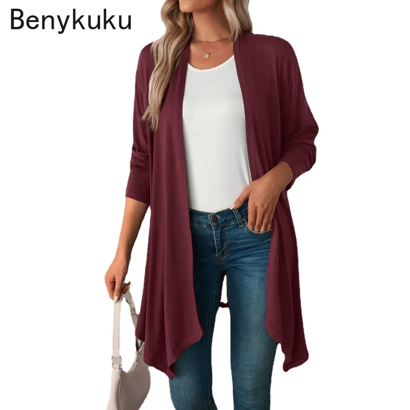 Autumn Solid Color Long Sleeve Cardigan Coats for Women 2023 Elegant Black Red White Long Korean Top Women Cardigans Femme Shrug
Autumn Solid Color Long Sleeve Cardigan Coats for Women 2023 Elegant Black Red White Long Korean Top Women Cardigans Femme Shrug