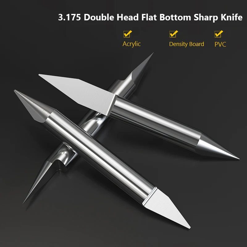 CNC Router Bit V Shape Carving Bits Tipped 3.175 Shank Tungsten Carbide PCB 3D Milling Cutter PCB 3D Engraving Bit 30°
CNC Router Bit V Shape Carving Bits Tipped 3.175 Shank Tungsten Carbide PCB 3D Milling Cutter PCB 3D Engraving Bit 30°