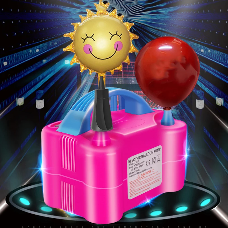 Electric Balloon Air Pump Stand Inflatable Dual-Nozzle Globos Machine Air Balloon Blower Party Balloon Arch Column Inflator
Electric Balloon Air Pump Stand Inflatable Dual-Nozzle Globos Machine Air Balloon Blower Party Balloon Arch Column Inflator