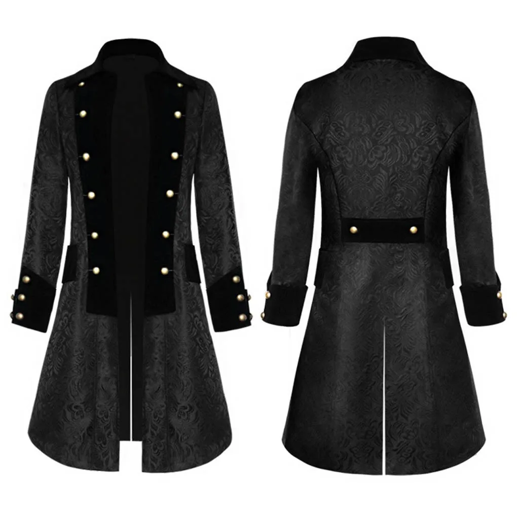 Coat Gothic Button Tailcoat Men Jacket Frock Vintage Fashion Men's Coats Fleece Winter Mens Small Lightweight Winter Jacket 
Coat Gothic Button Tailcoat Men Jacket Frock Vintage Fashion Men's Coats Fleece Winter Mens Small Lightweight Winter Jacket