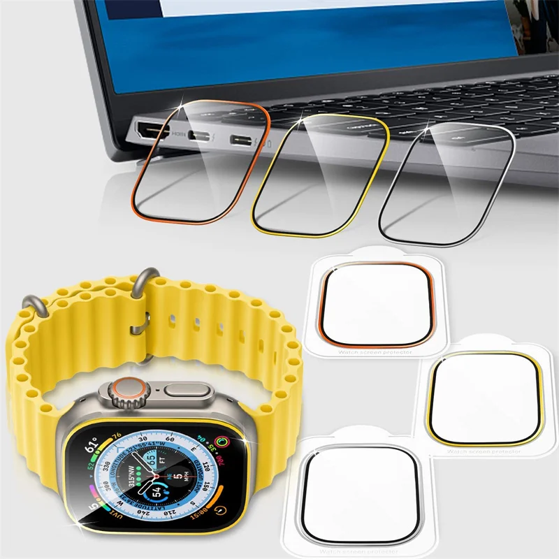 Tempered Glass For Apple Watch Ultra 49mm Accessories smart watch Screen Protector Anti-Scratch HD Full Film iWatch Serie 49 mm
Tempered Glass For Apple Watch Ultra 49mm Accessories smart watch Screen Protector Anti-Scratch HD Full Film iWatch Serie 49 mm