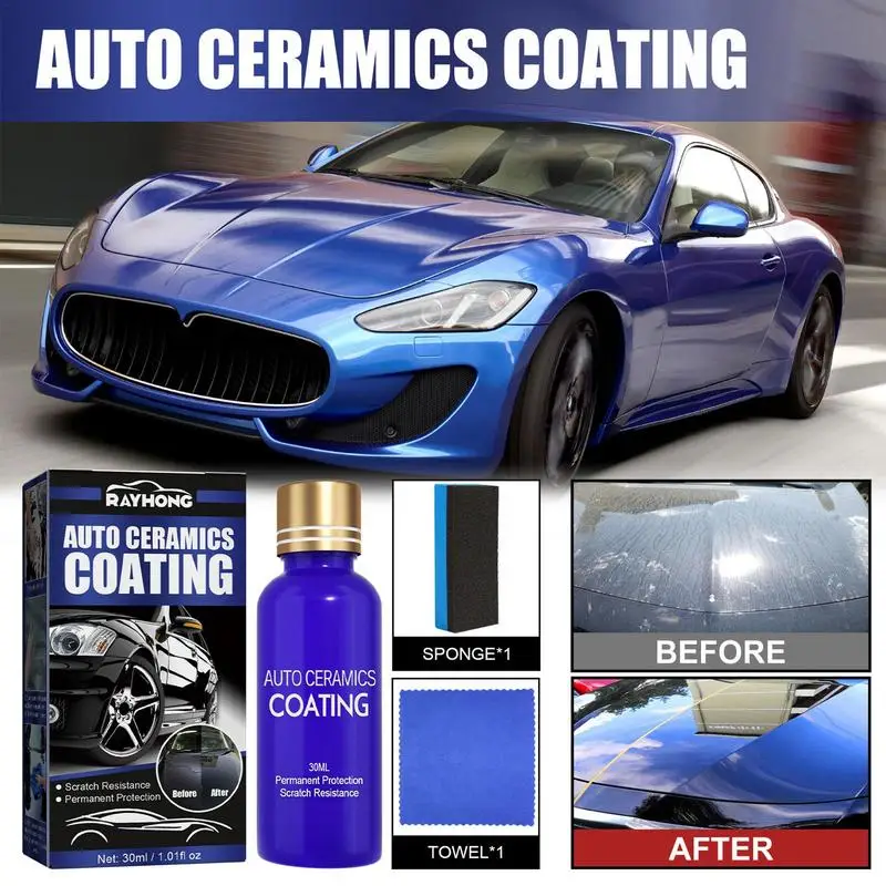 30ML Anti-scratch Car Polish 9H Car Universal Crystal Plating Solution Mirror Paint Protection Car Scratch Repair Kit With Spong
30ML Anti-scratch Car Polish 9H Car Universal Crystal Plating Solution Mirror Paint Protection Car Scratch Repair Kit With Spong