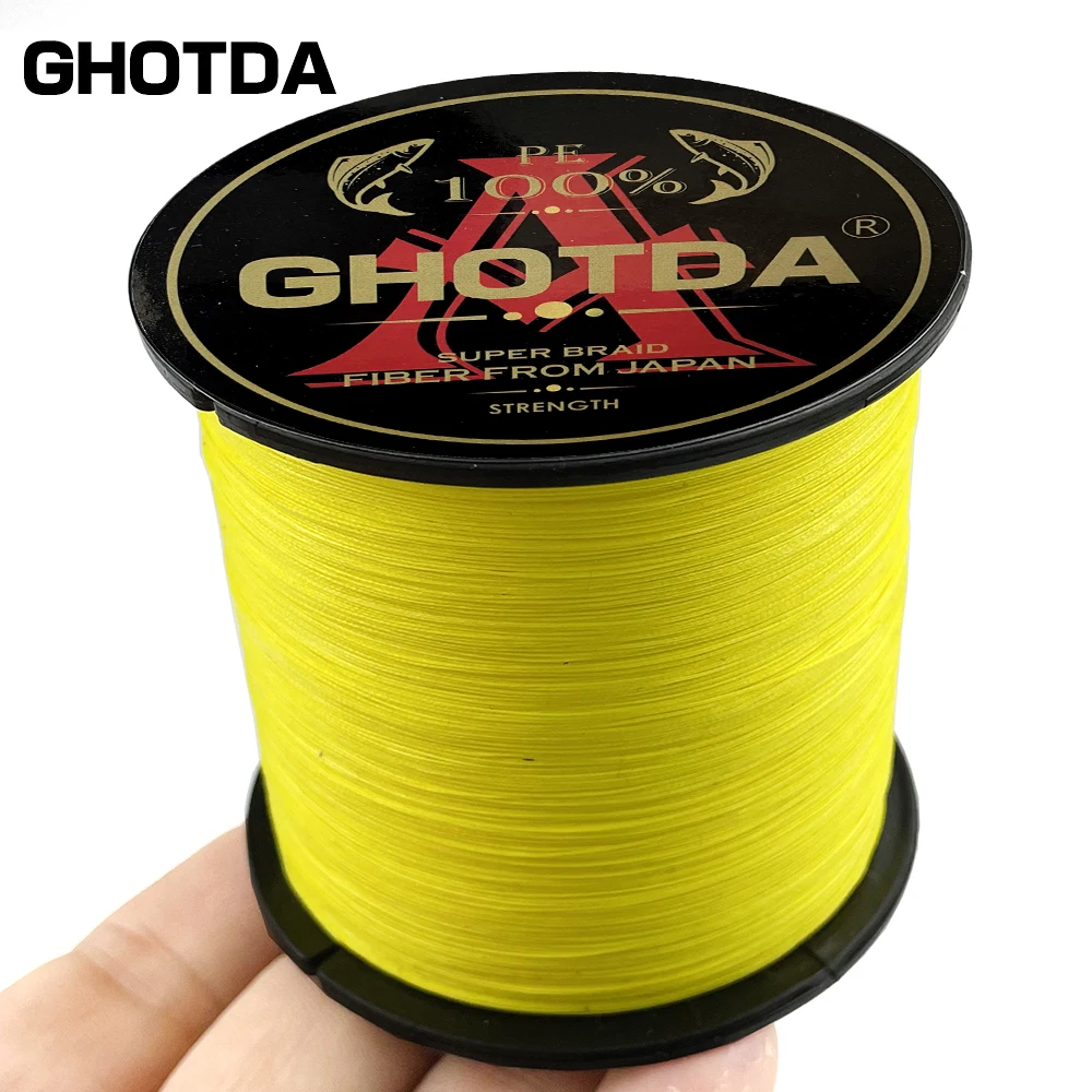 Ghotda 8 Strands 300M 4.8-54.5kg Multifilament Braided Wire Super Strong Smoother Cord For Carp Fishing Accessories
Ghotda 8 Strands 300M 4.8-54.5kg Multifilament Braided Wire Super Strong Smoother Cord For Carp Fishing Accessories