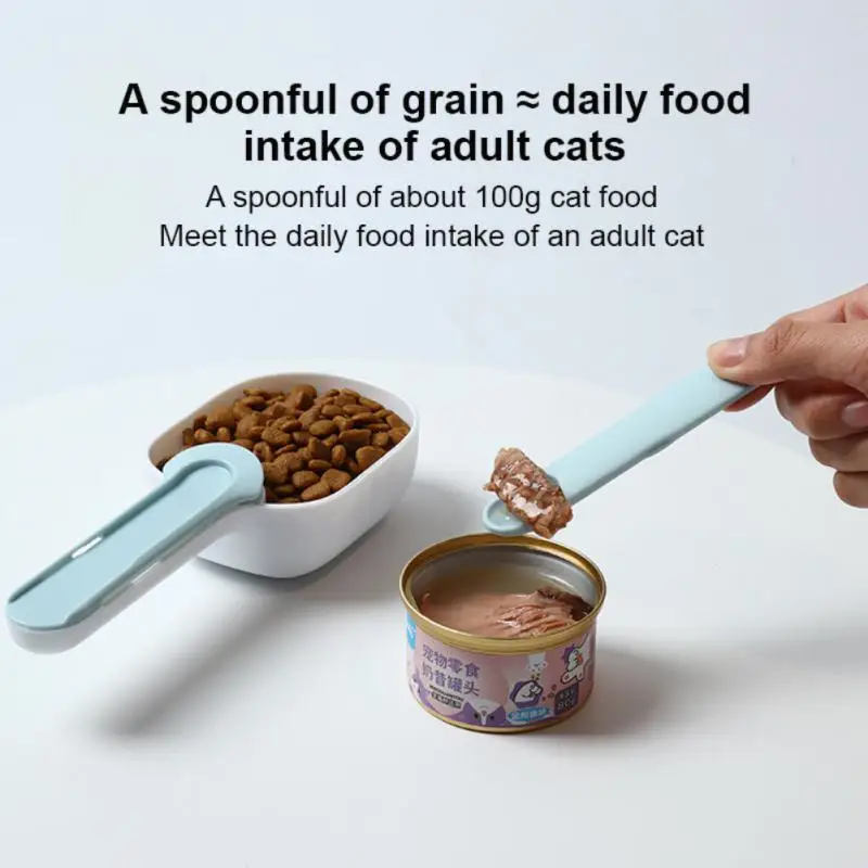 Canned Spoon With Seal Clip Cat Food Spoon Corrosion-resistant High-toughness Pet Food Shovel Cat Supplies Abs Material
Canned Spoon With Seal Clip Cat Food Spoon Corrosion-resistant High-toughness Pet Food Shovel Cat Supplies Abs Material