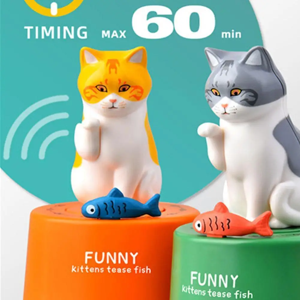 Таймер P7J2, креативный механический таймер с милым котом для кухни, детской комнаты, обучения, обратный отсчет времени для обучения
Таймер P7J2, креативный механический таймер с милым котом для кухни, детской комнаты, обучения, обратный отсчет времени для обучения