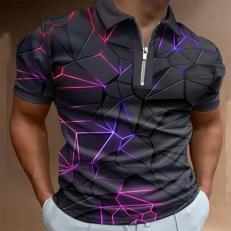 Рубашка-поло мужская с коротким рукавом, винтажная Повседневная тенниска с лацканами, дизайнерская уличная одежда с красочным принтом, майка для гольфа, лето
Рубашка-поло мужская с коротким рукавом, винтажная Повседневная тенниска с лацканами, дизайнерская уличная одежда с красочным принтом, майка для гольфа, лето