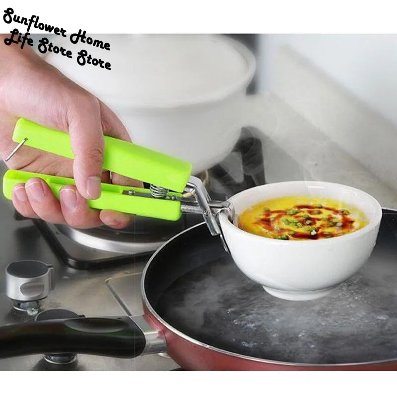 

Anti-scalding Clip Stainless Steel Multi-angle Temperature Resistant Non-slip Steamer Gripper Take Bowl Clip Kitchen Accessories