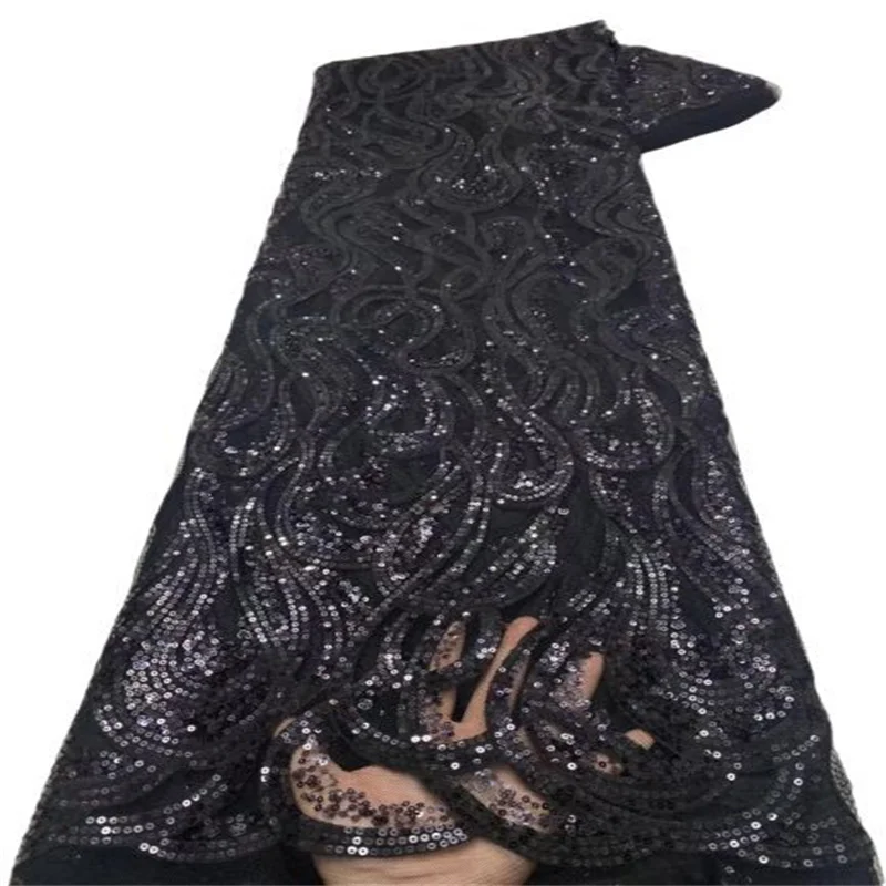 Latest Black African Sequins Lace Fabric French Mesh Laces High Quality 2022 Green Nigerian Lace Fabric For Party Sew
Latest Black African Sequins Lace Fabric French Mesh Laces High Quality 2022 Green Nigerian Lace Fabric For Party Sew