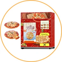 Commercial Outdoor Eerection Robot Pizza Making Vending Machine Fast Food Fully Automatic Pizza Vending Machine For Sale