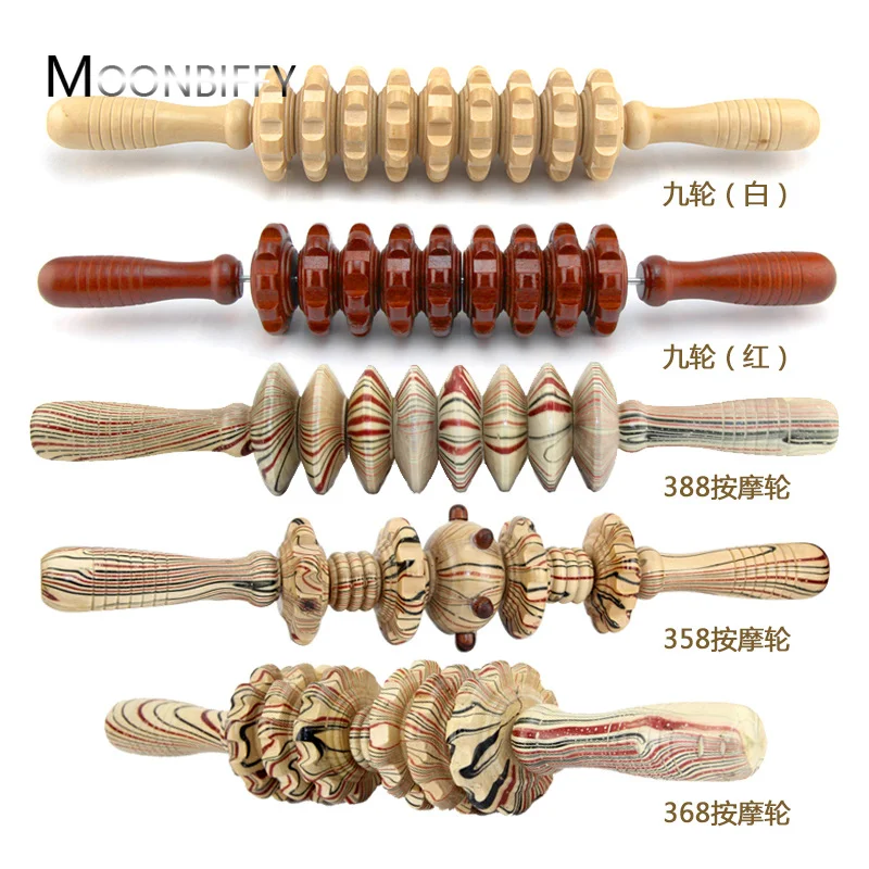 1pcs Wooden Exercise Roller Nine Fine Wheel Shaft Whole Body Massage Roller Pounded Waist Back Massage Neck Leg Wooden Massager
1pcs Wooden Exercise Roller Nine Fine Wheel Shaft Whole Body Massage Roller Pounded Waist Back Massage Neck Leg Wooden Massager
