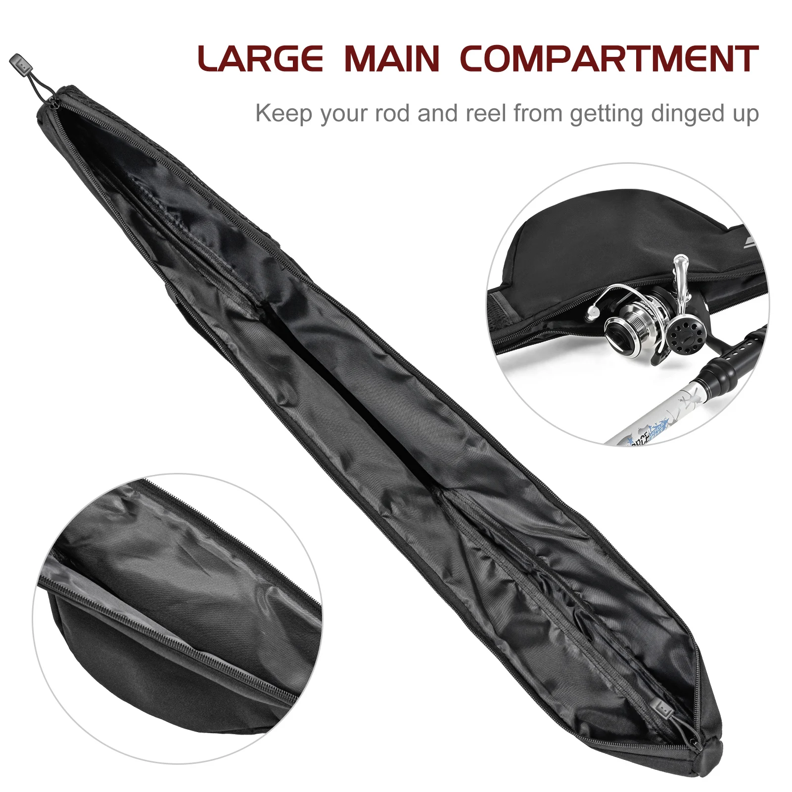 New Fishing Bag Multifunctional Shell Rod Reel Lure Bags 85cm/106cm/126cm Large Capacity Case for Fishing Rods Gear Liner Bags
New Fishing Bag Multifunctional Shell Rod Reel Lure Bags 85cm/106cm/126cm Large Capacity Case for Fishing Rods Gear Liner Bags