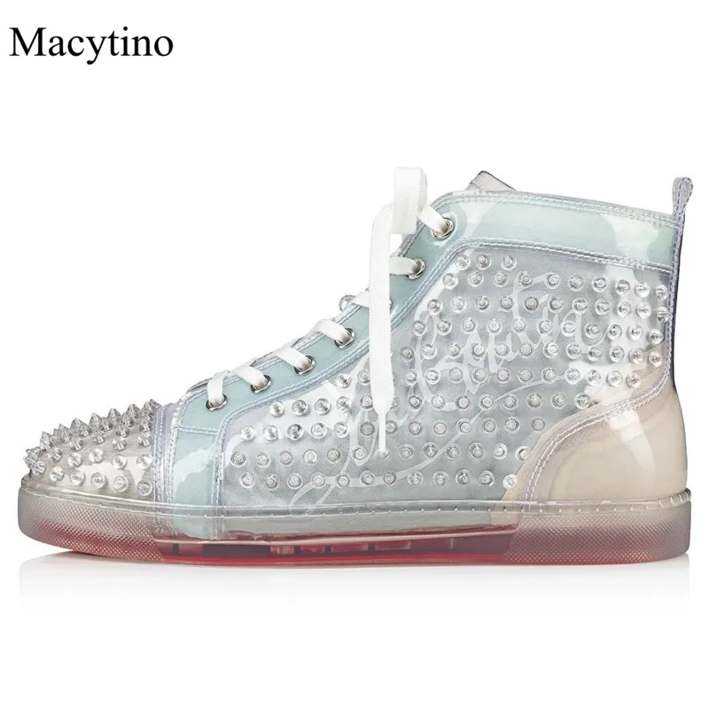 Film Rivet Design Men's Single Shoes Round Toe High-top Flat Shoes Spring And Autumn Fashion Casual High-top Shoes
Film Rivet Design Men's Single Shoes Round Toe High-top Flat Shoes Spring And Autumn Fashion Casual High-top Shoes