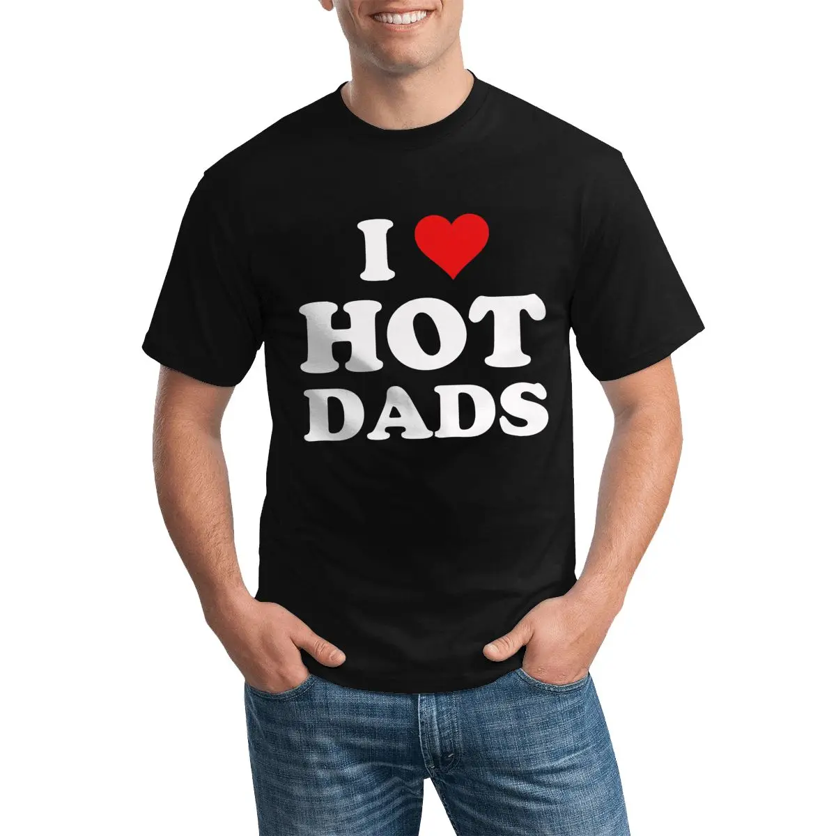 Футболка с надписью «I Love Hot Dads», это значит, модные футболки с круглым вырезом, повседневные мужские пляжные футболки
Футболка с надписью «I Love Hot Dads», это значит, модные футболки с круглым вырезом, повседневные мужские пляжные футболки
