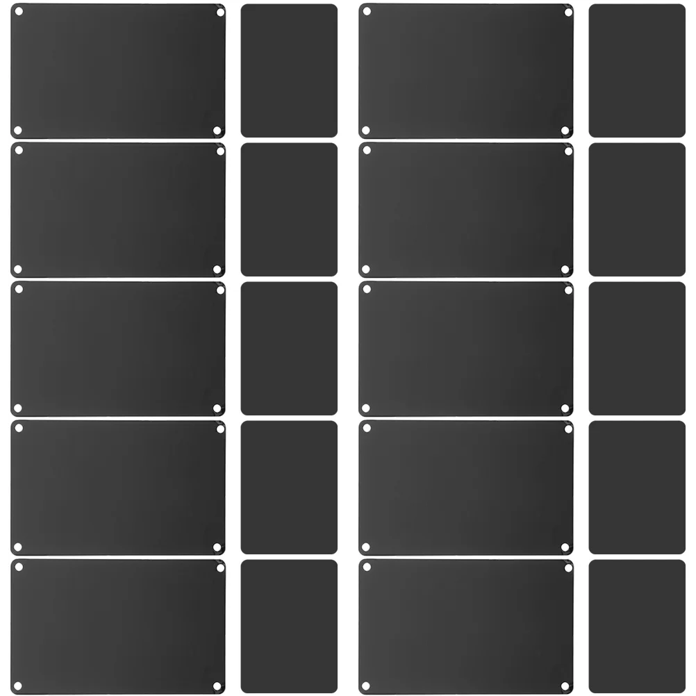 20Pcs Multi-function Door Signs Office Door Metal Blank Signs Practical DIY Blank Signs
20Pcs Multi-function Door Signs Office Door Metal Blank Signs Practical DIY Blank Signs