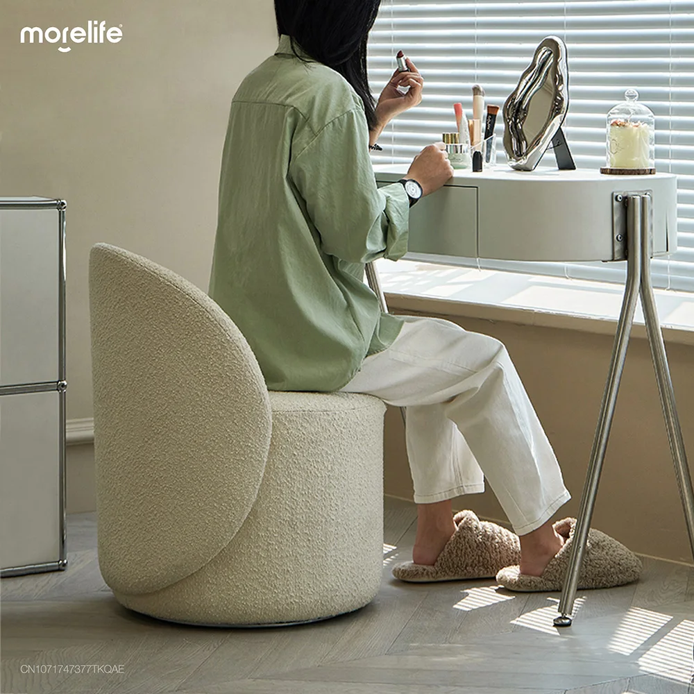Makeup Stool Dressing Stool Chair Ins Bedroom Light Luxury Minimalist Backrest Dressing Table Stool Household Rotatable Stool
Makeup Stool Dressing Stool Chair Ins Bedroom Light Luxury Minimalist Backrest Dressing Table Stool Household Rotatable Stool