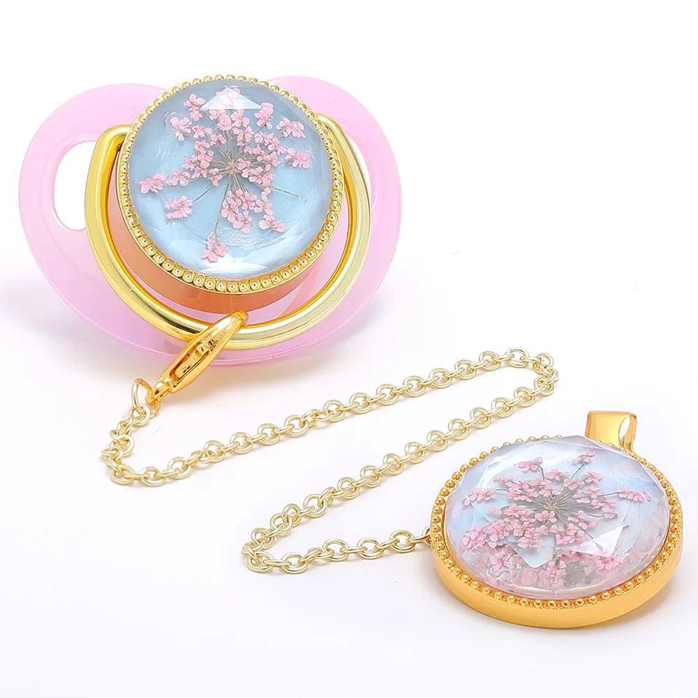 Chrysanthemum Baby Pacifier Luxury Pacifier Clip Bling New Design Newborn Pacifier Holder for Shower Gift Chupetes De Lujo
Chrysanthemum Baby Pacifier Luxury Pacifier Clip Bling New Design Newborn Pacifier Holder for Shower Gift Chupetes De Lujo