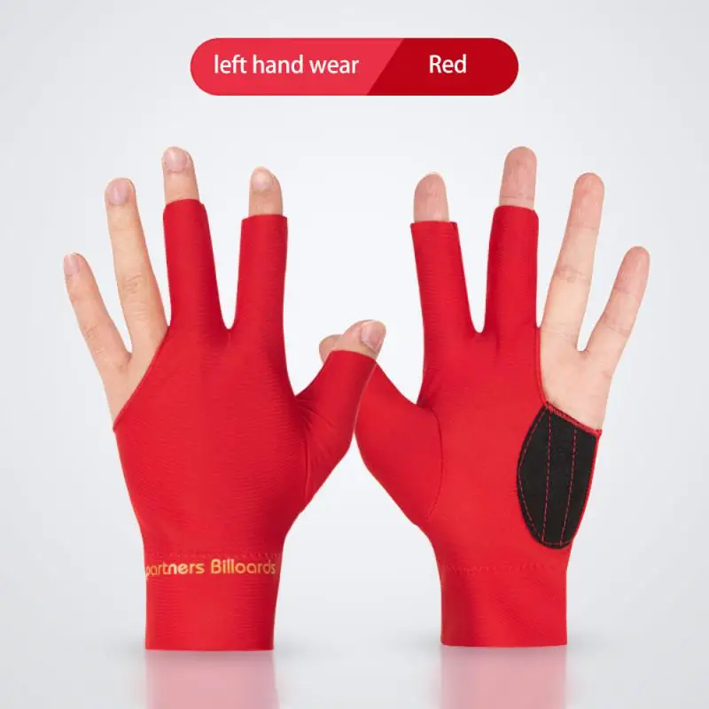 Soft Three Finger Gloves Elastic Design Sweat Wicking Billiard Gloves Anti Slip Design Billiards Non Slip Breathable Gloves
Soft Three Finger Gloves Elastic Design Sweat Wicking Billiard Gloves Anti Slip Design Billiards Non Slip Breathable Gloves