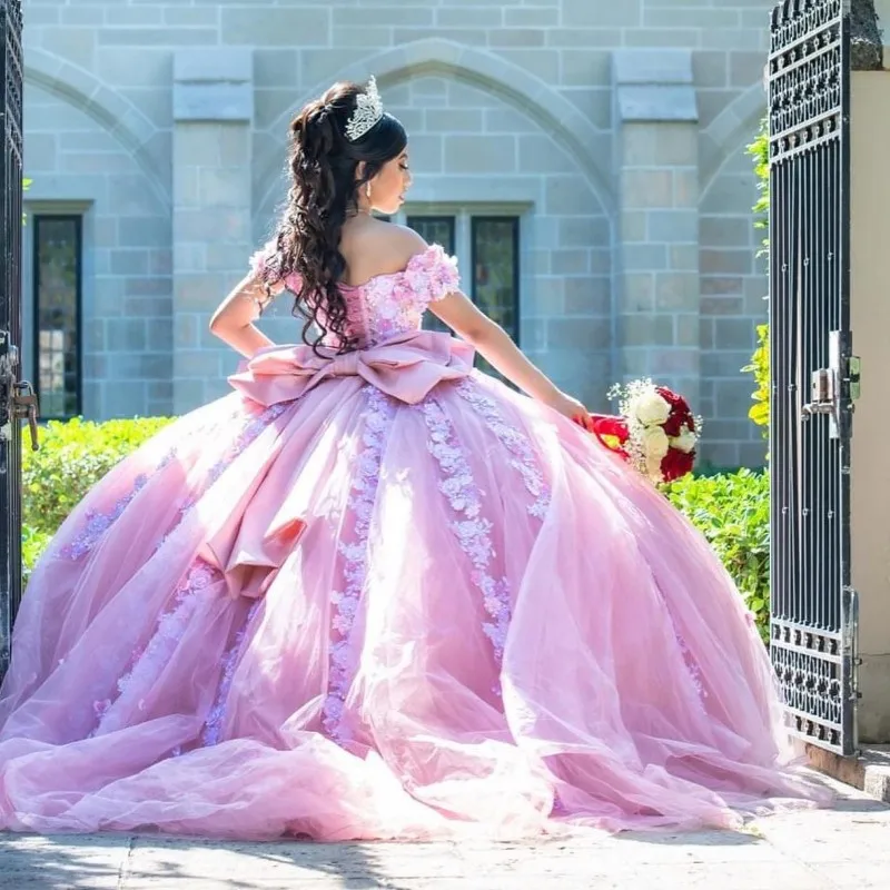 Lorencia мексиканские розовые платья Quinceanera 2024 3D цветочные аппликации Vestidos XV годы милые 16 вечерние платья для 15 лет YQD5
Lorencia мексиканские розовые платья Quinceanera 2024 3D цветочные аппликации Vestidos XV годы милые 16 вечерние платья для 15 лет YQD5